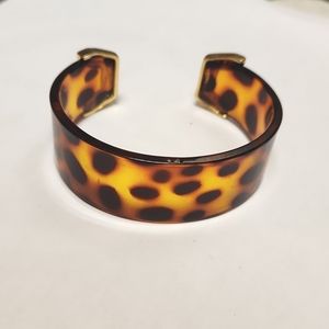 Vintage Cuff faux tortoise shell